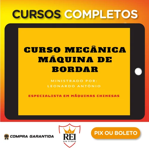 Curso Mecânica Máquina de Bordar - Leonardo Antônio Santos