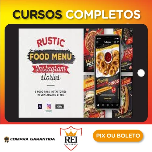 Menu Rústico de Comida: Instagram Stories - Envato Elements