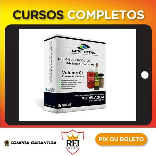 Design de Produtos Vol I: 3ds Max e Photoshop - GFX Total