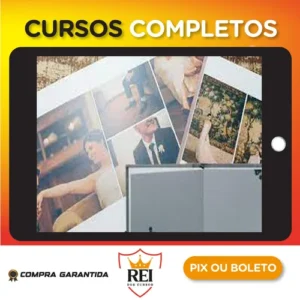 Design e Diagramação para Álbuns de Casamento - Fabio Borgatto e Julia Seloti