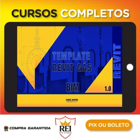 Projeto de GÁS no Revit MEP com Template - Pixel ao Cubo