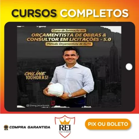 Curso de Formação em Orçamentista de Obras e Consultor em Licitações - Murilo Reis