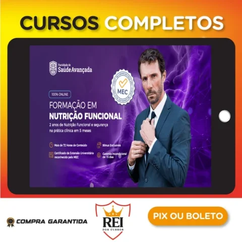 Formação em Nutrição Funcional - Gabriel de Carvalho