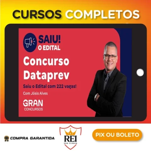 DATAPREV: Analista de Tecnologia da Informação, Segurança da Informação e Proteção de Dados (Pós-Edital) - Gran Cursos Online